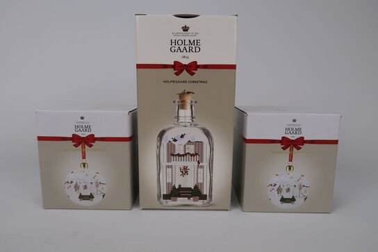 3 stk. Holmegaard juleting 