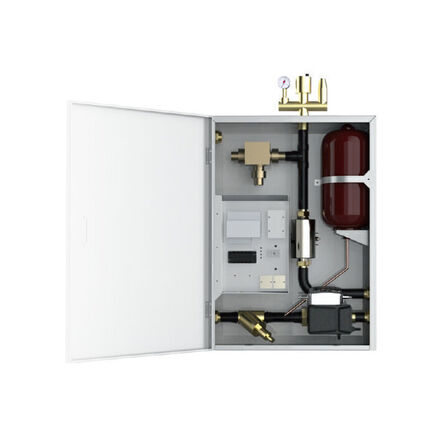 luft/vand varmepumpe 13 kW inkl. Hydrobox, varmvandsbeholder, buffertank & fødder