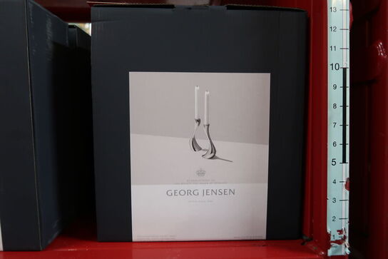 Georg Jensen Cobra lysestage 2 stk. 20 cm med lys