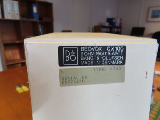 B&O anlæg med højtaler