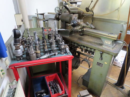 Drejebænk, SCHAUBLIN TP-32 med stangføder