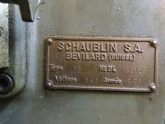 Fræser SHAUBLIN Type: 13