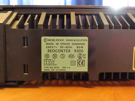 B&O anlæg med højtaler