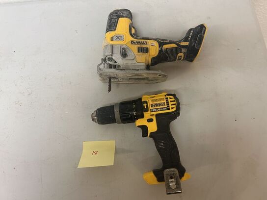 DEWALT Slagboremaskine DCD785 & DEWALT Stiksav DCS335