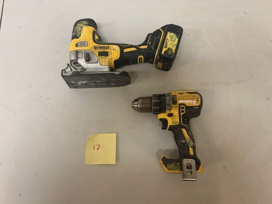 DEWALT Bore/Skruemaskine DCD791 & DEWALT stiksav DCS335