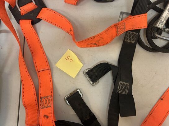 Sikkerhedsudstyr til arbejde på tag mm.