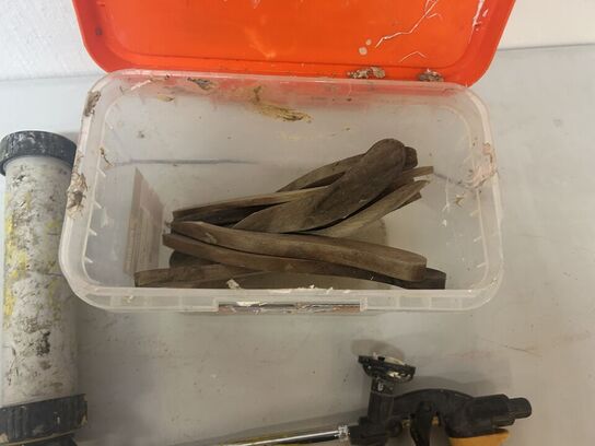 Fugepistoler, ukendt, med fugepinde