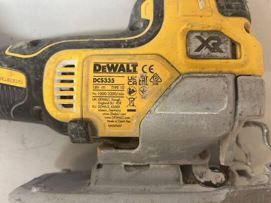 DEWALT Slagboremaskine DCD785 & DEWALT Stiksav DCS335