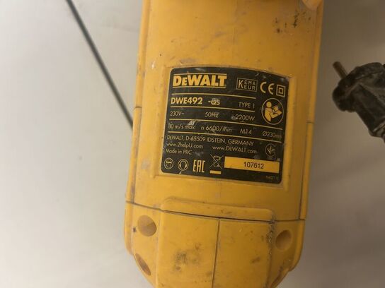 DEWALT Vinkelsliber DWE492
