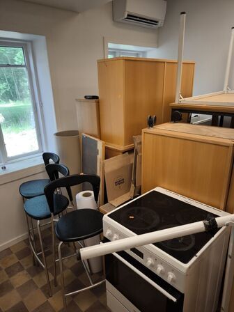 Diverse borde, stole m.v. 