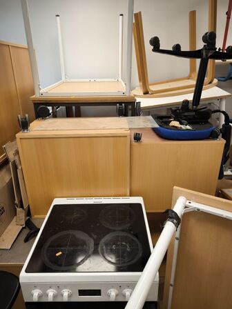 Diverse borde, stole m.v. 