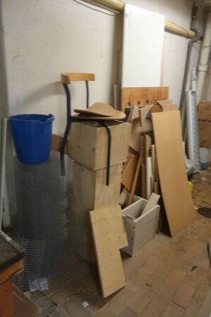 Ryd hele værkstedet for løse dele