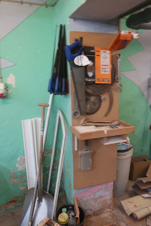 Ryd hele værkstedet for løse dele