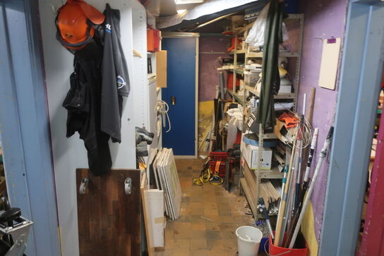 Ryd hele værkstedet for løse dele