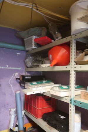 Ryd hele værkstedet for løse dele