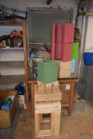 Ryd hele værkstedet for løse dele