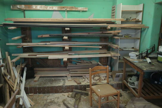 Ryd hele værkstedet for løse dele