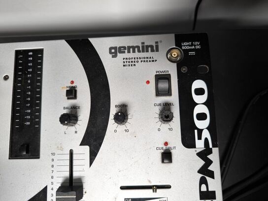 Mixerpult GEMINI PM500