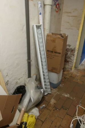 Ryd hele værkstedet for løse dele