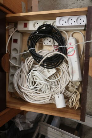 Ryd hele værkstedet for løse dele