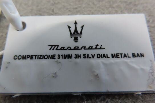 Maserati Competizione 31mm Herreur med Metalrem