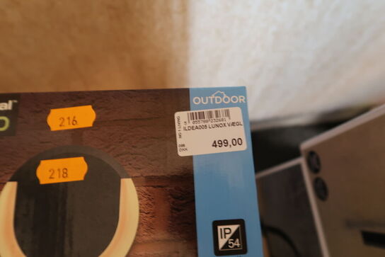 Væglampe OUTDOOR Lunox Wall Light