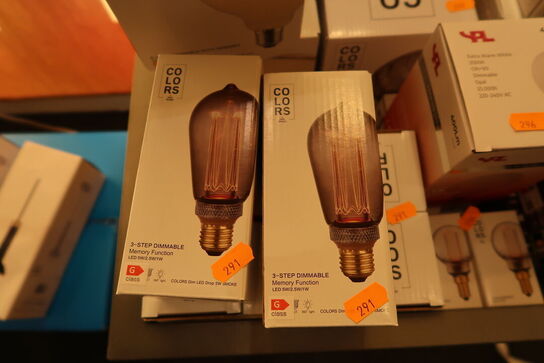 8 stk. pærer COLORS