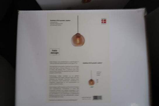 Pendel HALO DESIGN Bubbles Ø18 Amber