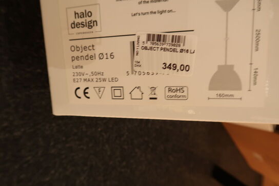 2 stk. pendler HALO DESIGN Object Pendel