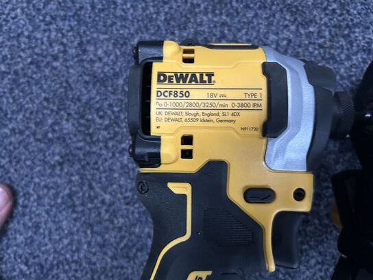 DEWALT Slagnøgle m/ rørskærer DCF850