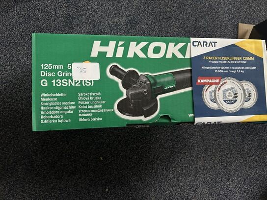 HIKOKI Vinkelsliber inkl 3 fliseklinger