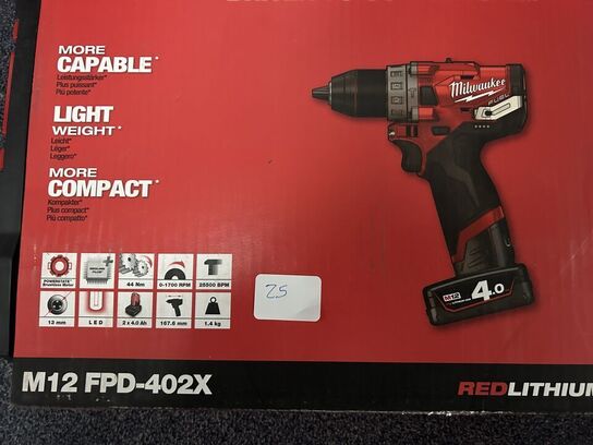 MILWAUKEE Slagboremaskine M12 FPD-402X