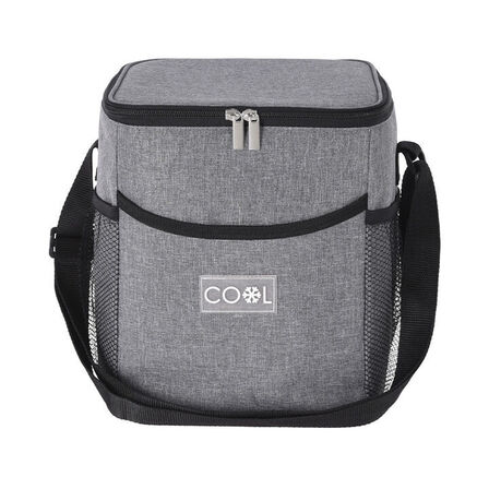 4 stk. Køletaske assorterede -  grå 12 liter