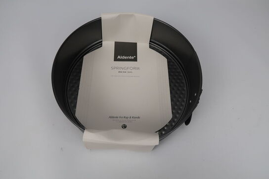 4 stk. Aldente springforme mørkegrå 18 - 24 cm 