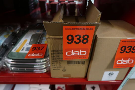 5 pk. Stabelbar foldekasse gul 25x16,5x10 cm 2 stk.