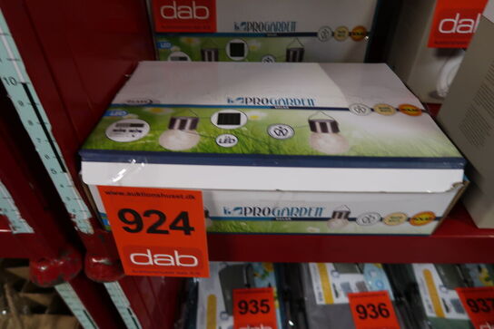 24 stk. Solcellelampe i rustfrit stål 6 cm