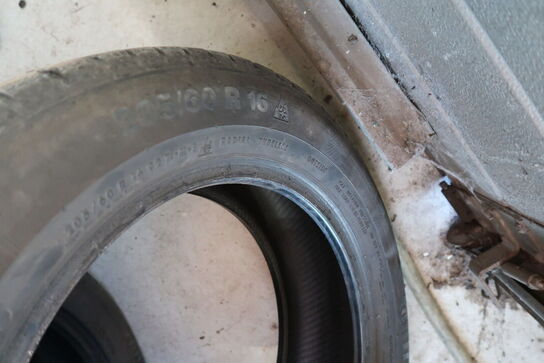 2 stk. dæk CONTINENTAL 205/60R16