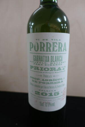 2 fl. Hvidvin VI DE VILA PORRERA Priorat 2015
