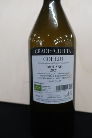 3 fl. Hvidvin GRADIS'CIUTTA COLLIO Friulano 2021