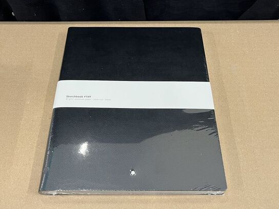 5 stk. notesbøger MONTBLANC Fine Stationery STA Sketch Book #149Black Blank MB116928