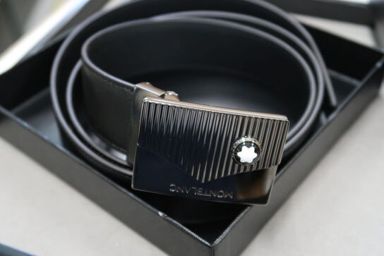 Læderbælte MONTBLANC 35mm. MB199090