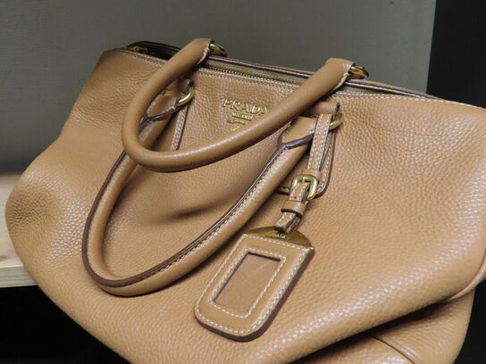 Læderhåndtaske, PRADA