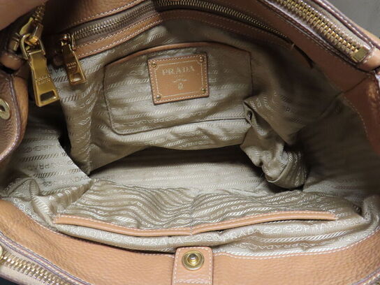 Læderhåndtaske, PRADA