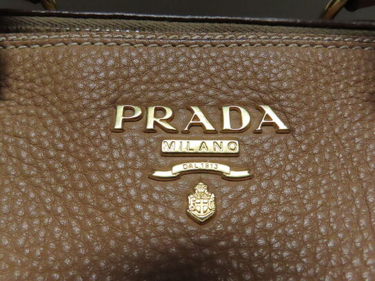 Læderhåndtaske, PRADA