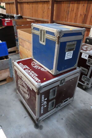 2 stk flightcase uden indhold