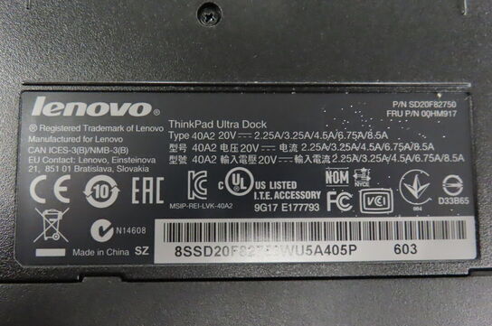 3 stk. Dockingstationer LENOVO