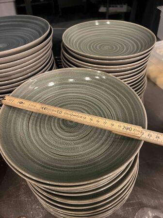 50 stk. Dyb tallerken (22cm.)