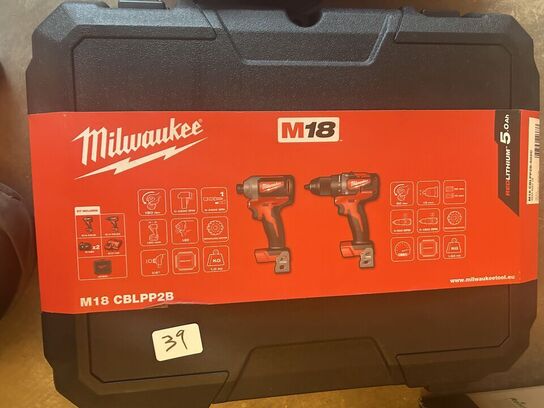 MILWAUKEE Skruemaskinesæt CBLPP2B