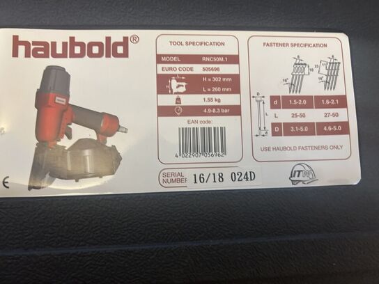 HAUBOLD Tromlesømpistol 16/18