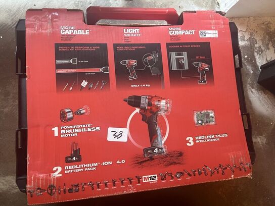 Milwaukee skruemaskine M12 FPD-402X